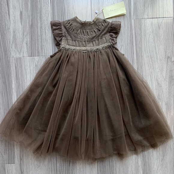 NWT Trish Scully Chocolate Alessandra Dress - Picture 3 of 10
